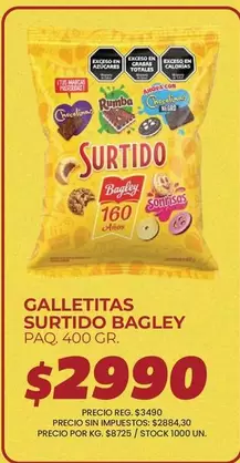 Bagley - GALLETITAS SURTIDO