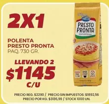 Presto Pronta - POLENTA