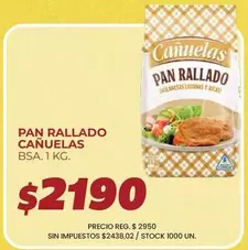 cañuelas - PAN RALLADO