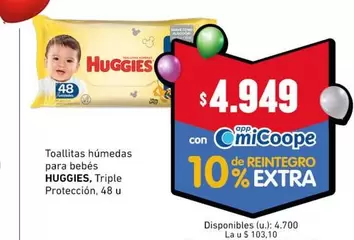 Huggies - Toallitas húmedas Triple Protección