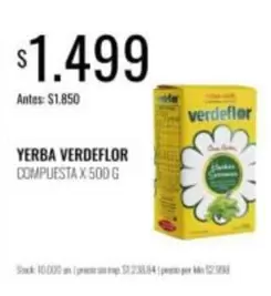 Verdeflor - YERBA VERDEFLOR COMPUESTA