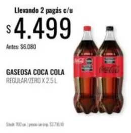 Coca cola - GASEOSA REGULAR/ZERO