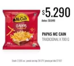 X$ - PAPAS CLASICAS