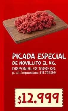 PICADA ESPECIAL DE NOVILLITO
