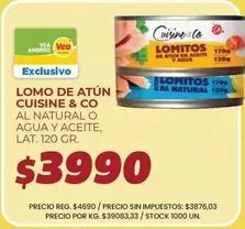Vea - LOMITOS DE ATUN