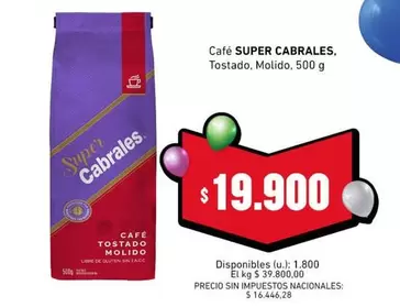Cabrales - Café Tostado Molido