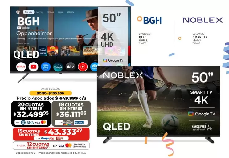 BGH - QLED Smart TV