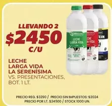 La Serenísima - Leche Larga Vida