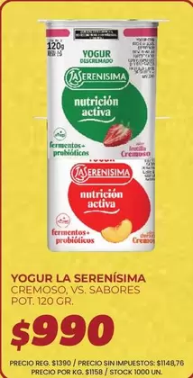 La Serenísima - YOGUR