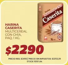 Caserita - Harina Multicereal con Chía