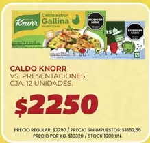 Knorr - Caldo Sabor Gallina