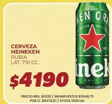 Heineken - CERVEZA RUBIA