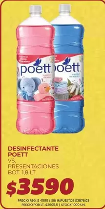 Poett - Desinfectante