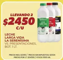 La Serenísima - Leche Larga Vida