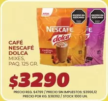 Nescafé - CAFÉ DOLCA MIXES