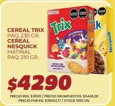 Trix - CEREAL TRIX