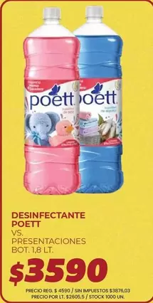 Poett - DESINFECTANTE