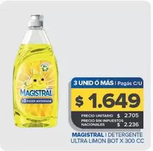Magistral - Detergente Ultra Limon Bot