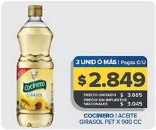 Cocinero - Aceite Girasol Pet