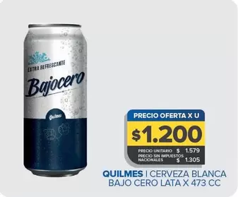 Quilmes - Cerveza Blanca Bajo Cero