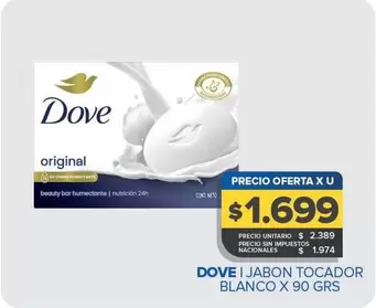 Dove - Jabon Tocador Blanco