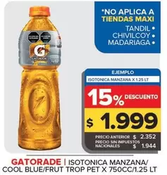Gatorade - Isotonica Manzana