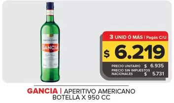 Gancia - Aperitivo Americano