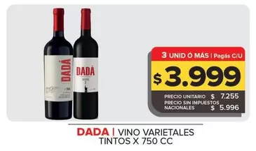 Dada - Vino Tinto