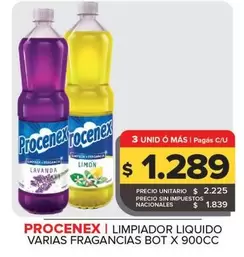 Procenex - Limiador Liquido Varias Fragancias Bot