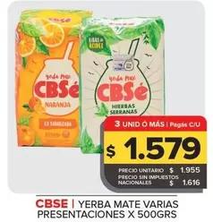 CBSE - Yebra Mate Varias Presentaciones