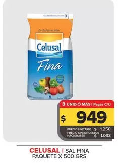 Celusal - Sal Fina Pqauete