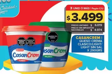 Casancrem - Queso Crema Clasico