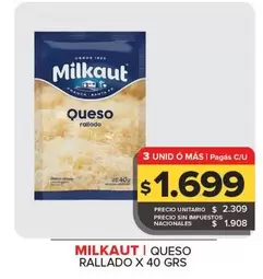 Milkaut - Queso rallado