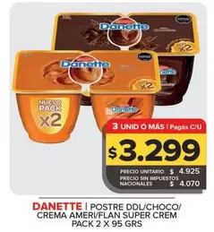 Danette - Postre Ddl