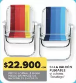 SILLA BALC
uevoN PLEGABLE
