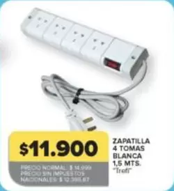 Blanca - ZAPATILLA 4 TOMAS BLANCA