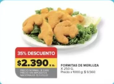 Formitas - FORMITAS DE MERLUZA