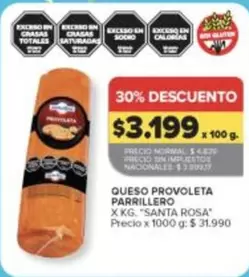 X$ - QUESO PROVOLETA PARRILLERO