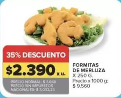 Formitas - de Merluza