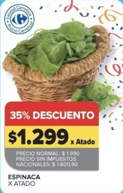 Carrefour - ESPINACA