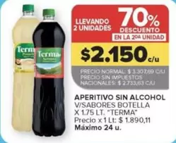 Terma - APERITIVO SIN ALCOHOL