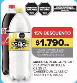 Carrefour - AGUA TONICA
