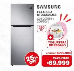 Samsung - Heladera RT29K507JS8