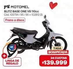 Motomel - BLITZ BASE ONE V8 110cc Cód. 105794 / 95 / 96 + 102812 (3)