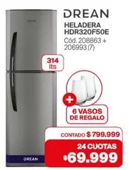Drean - HELADERA HDR320F50E Cód. 208863 + 206993 (7)