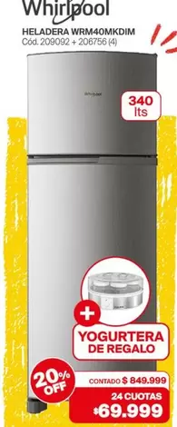 Whirlpool - HELADERA WRM40MKDIM Cod.209092 + 206756 (4)
