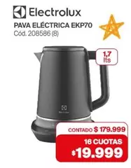 Electrolux - PAVA ELÉCTRICA EKP70 Cód. 208586 (8)