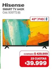 Hisense - SMART TV A42K Cód. 505772 (6)