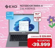 Exo - NOTEBOOK RM84-A Cód. 406314 (1)