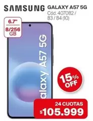 Samsung - GALAXY A57 5G Cód. 407082 / 83 / 84 (10)